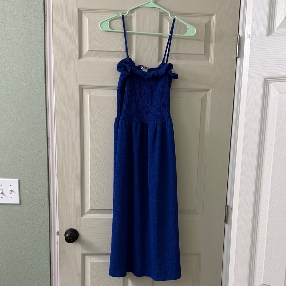 Blue Sleeveless Dress